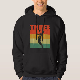 Kids 3rd Birthday For Boys Girl 3 Year Old Footbal Hoodie
