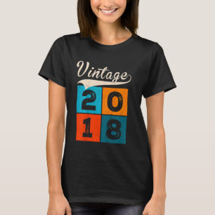 Kids 4 Year Old For Men Women On Birthday Vintage T-Shirt