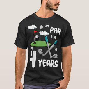 Kids 4 Year Old Golf Birthday Party Gift for Boy G T-Shirt
