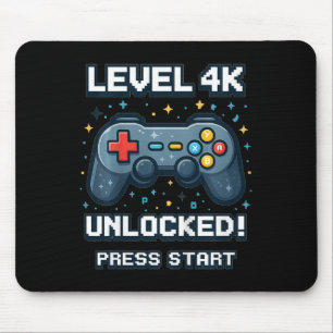 Kids 4k Boys Ck To School Retro Gamer 4k Unlocked  Mouse Pad