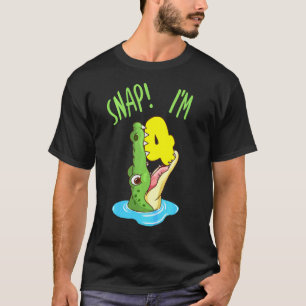 Kids 4th Birthday Crocodile Alligator 4 Years Old T-Shirt