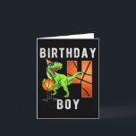 Kids 4th Birthday  For Boy Basketball 4 Years Old  Card<br><div class="desc">Kids 4th Birthday  For Boy Basketball 4 Years Old Kid Gift</div>