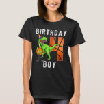 Kids 4th Birthday For Boy Bysketbyll 4 Years Old K T-Shirt<br><div class="desc">Kids 4th Birthday For Boy Bysketbyll 4 Years Old Kid Gift</div>