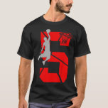 Kids 5 Year Old 5th Bysketbyll Birthday Partytheme T-Shirt<br><div class="desc">Kids 5 Year Old 5th Bysketbyll Birthday Partytheme Boys Girls</div>
