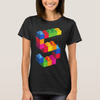 Kids 5 Year Old Building Blocks Birthday Bricks 5