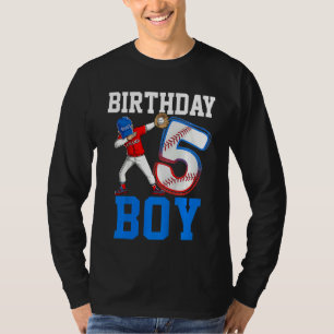 Kids 5 Years Old Baseball Themed 5th Birthday Part T-Shirt