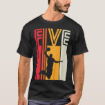 Kids 5th Birthday Bysketbyll Lover Gift 5 Years Ol T-Shirt<br><div class="desc">Kids 5th Birthday Bysketbyll Lover Gift 5 Years Old Retro</div>