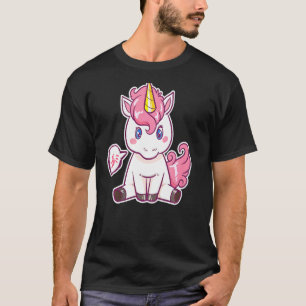 Kids 5th Birthday Girls Unicorn T-Shirt