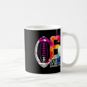 Kids 6 Years Of Being Awesome Football 6th Birthda Coffee Mug