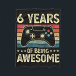 Kids 6 Years Old Awesome Video Game 6th Birthday B Fleece Blanket<br><div class="desc">Kids 6 Years Old Awesome Video Game 6th Birthday Boy Gamer</div>