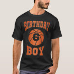 Kids 6 Years Old Boy 6th Birthday Bysketbyll Theme T-Shirt<br><div class="desc">Kids 6 Years Old Boy 6th Birthday Bysketbyll Theme Gifts</div>
