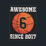 Kids 6th Birthday Bysketbyll Lover 6 Years Old Vin Fleece Blanket<br><div class="desc">Kids 6th Birthday Bysketbyll Lover 6 Years Old Vintage Sports</div>