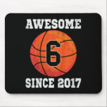 Kids 6th Birthday Bysketbyll Lover 6 Years Old Vin Mouse Pad<br><div class="desc">Kids 6th Birthday Bysketbyll Lover 6 Years Old Vintage Sports</div>