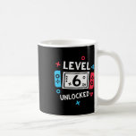 Kids 6th Birthday Shirt Boy Level 6 Unlocked Video Coffee Mug<br><div class="desc">Kids 6th Birthday Shirt Boy Level 6 Unlocked Video Game Party 1</div>