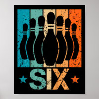 Kids 6th Bowling Birthday 6 Year Old Birthday Bowl