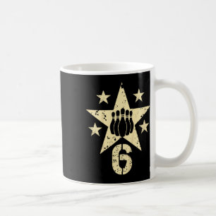 Kids 6yr Bowling Birthday 6 Year Old 6th Birthday Coffee Mug