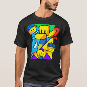 Kids 7 Year Old  7th Birthday Boy Dabbing Noob Gam T-Shirt