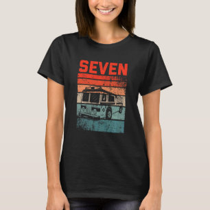 Kids 7 Year Old 7th Birthday Boy Firefighter Fire T-Shirt