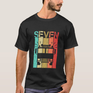Kids 7 Year Old Fire Truck Birthday Seventh 7Th Bi T-Shirt