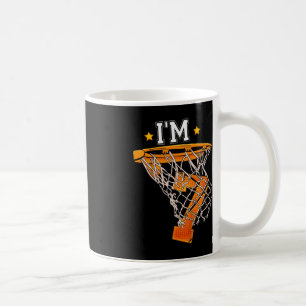 Kids 7th Birthday Basketball I'm 7 Boy Girl 6th B Coffee Mug
