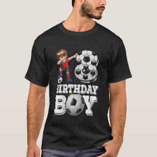 Kids 8 year old  Dabbing boy Soccer Player 8th bir T-Shirt
