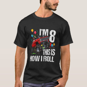 Kids 8 Year Old for 8th Birthday Boys Toolder I'm T-Shirt