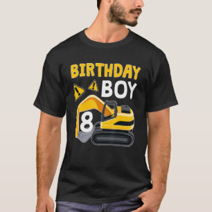 Kids 8 Years Old Boy 8th Birthday  Boy Toddler Exc T-Shirt