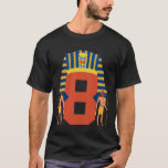 Kids 8th Birthday Pharaoh Ancient Egyptian 8 Year  T-Shirt<br><div class="desc">Kids 8th Birthday Pharaoh Ancient Egyptian 8 Year Old Boys</div>