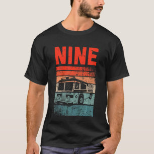 Kids 9 Year Old  9th Birthday Boy Firefighter Fire T-Shirt