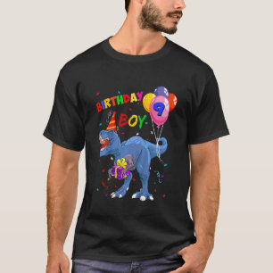 Kids 9 Year Old  Rawr I'm 9th Birthday Boy Dinosau T-Shirt