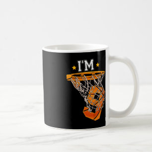 Kids 9th Birthday Basketball  I'm 9 Boy Girl 6th B Coffee Mug