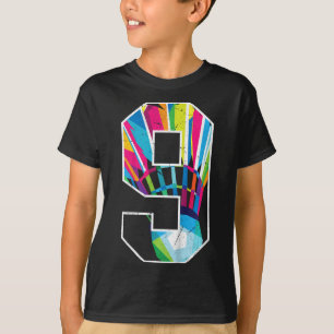 Kids 9th Birthday Boy Dminton Player Dminton 9 Yea T-Shirt