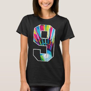 Kids 9th Birthday Boy Dminton Player Dminton 9 Yea T-Shirt