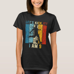 Kids 9th Birthday Boy Soccer 9 Year Old Birthday B T-Shirt