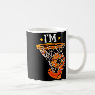 Kids 9th Birthday Bysketbyll Im 9 Boy Girl 6th Bi Coffee Mug