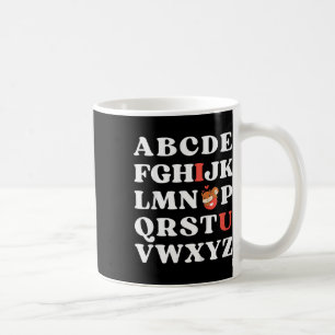 Kids Abc I Love You Kids Squirrel Valentine's Day  Coffee Mug