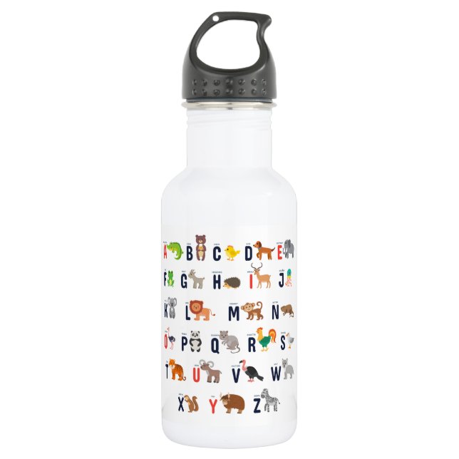 Kid's ABC Waterbottle 532 Ml Water Bottle (Front)