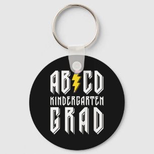 Kids Abcd Kindergarten Grad 2025 Kindergarten Grad Keychain