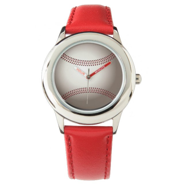 Kid's Adjustable Bezel Baseball Watch (Front)