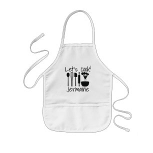 Kids and Adult Aprons - Let's Cook!