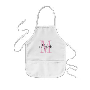 Kids and Adult Aprons - Name and Monogram