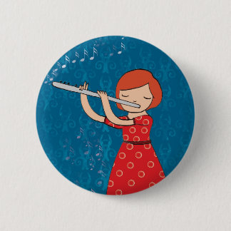 Kids and music 2 inch round button