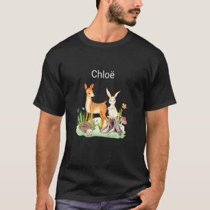 Kids Animal deer rabbit hedgehog Chloe T-Shirt