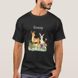 Kids Animal deer rabbit hedgehog Emmy T-Shirt