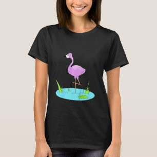 Kids Animal Motifs Child  Flamingo Outfit Children T-Shirt