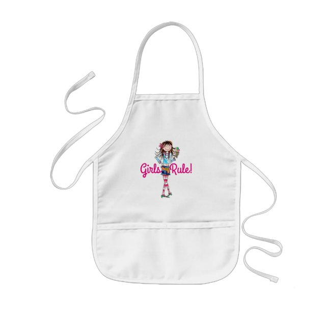 Kids Apron/Girls Rule Apron (Front)