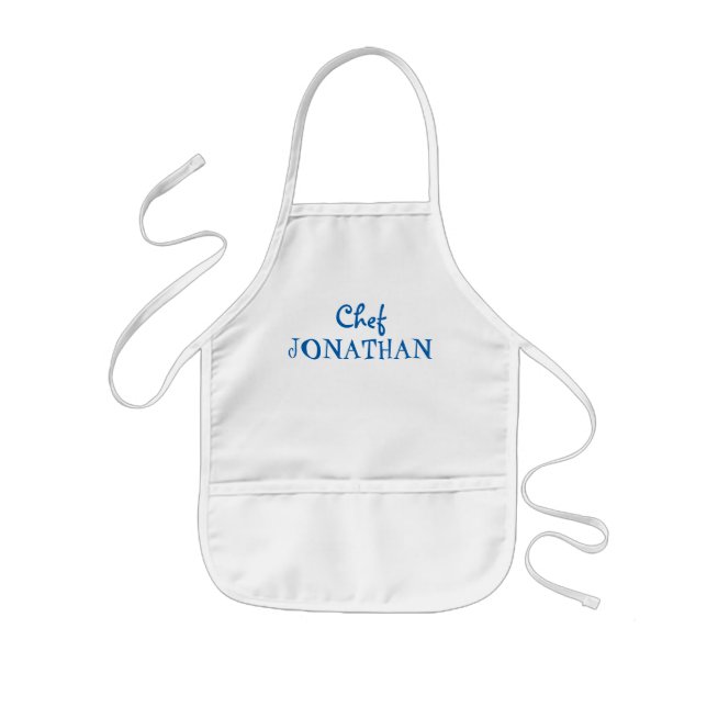 Kid's Apron: Personalized for Little Chef Kids Apron (Front)