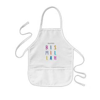Kids Apron - Start with Bismillah
