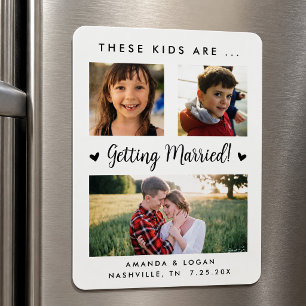 Kids Are Getting Married Save the Date Magnet