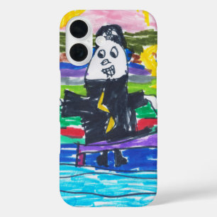 Kids artwork keepsake art or photo iPhone 16 case